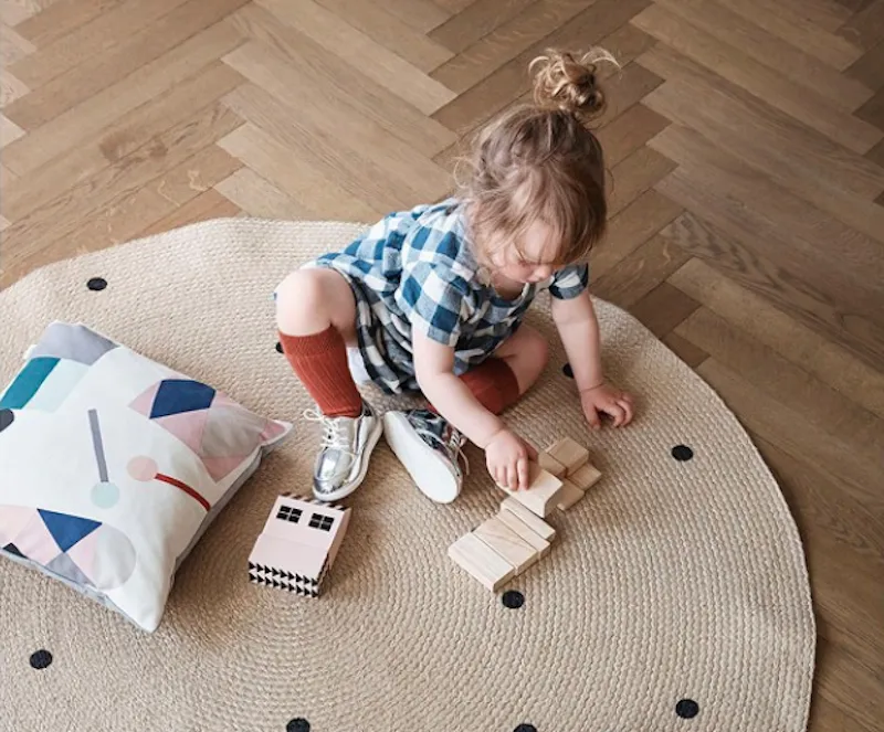 Ferm Living Jute lastenhuoneenmatto