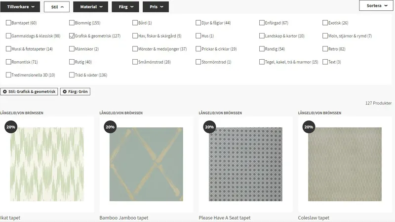 Wallpaper filter graphic green